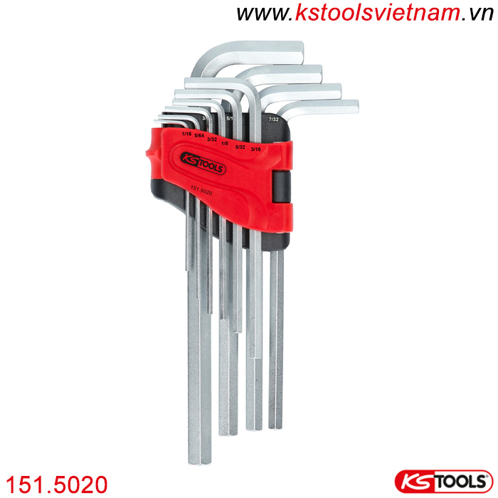 Bộ chìa lục giác 10 chi tiết 151.5020 Ks Tools