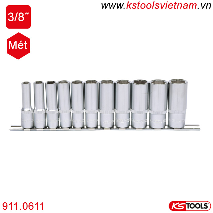 bộ khẩu dài 8-19 mm 911.0611 ks tools