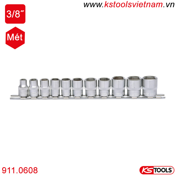 bộ khẩu lục giác 3/8 inch ks tools 911.0608 ks tools