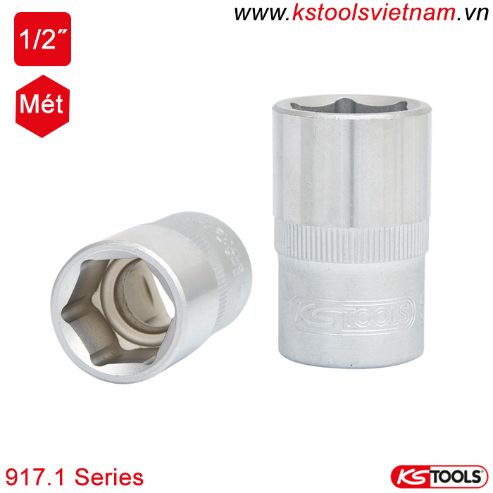 đầu tuýp socket lục giác 1/2 inch 917.1 series ks tools