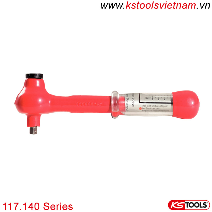 Cờ lê lực cách điện 1000V 117.140 Series KS Tools