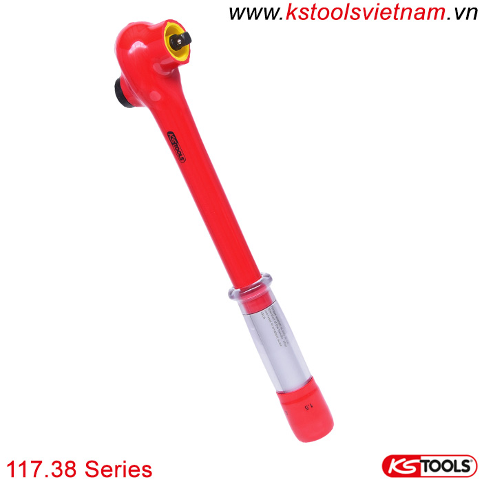 Cờ lê lực cách điện 1000V 117.38 Series KS Tools