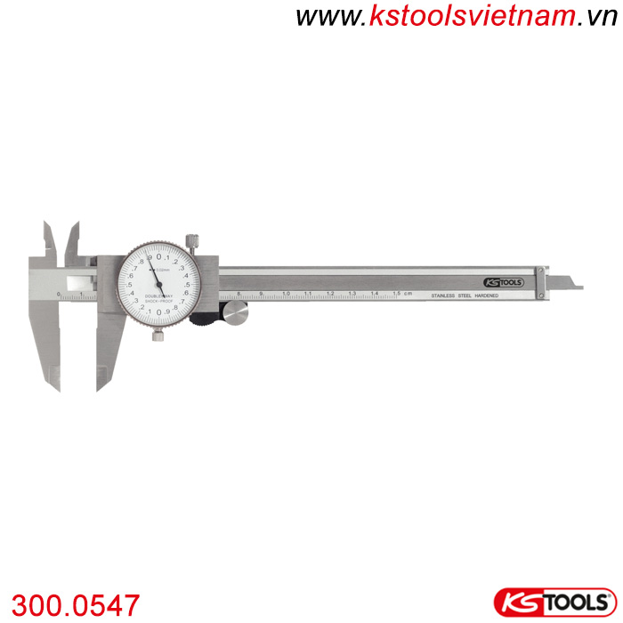 Thước cặp đồng hồ 150mm 300.0547 KS Tools