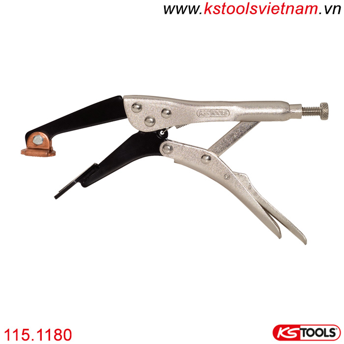 kìm bấm chết kẹp giữ mối hàn 115.1180 ks tools