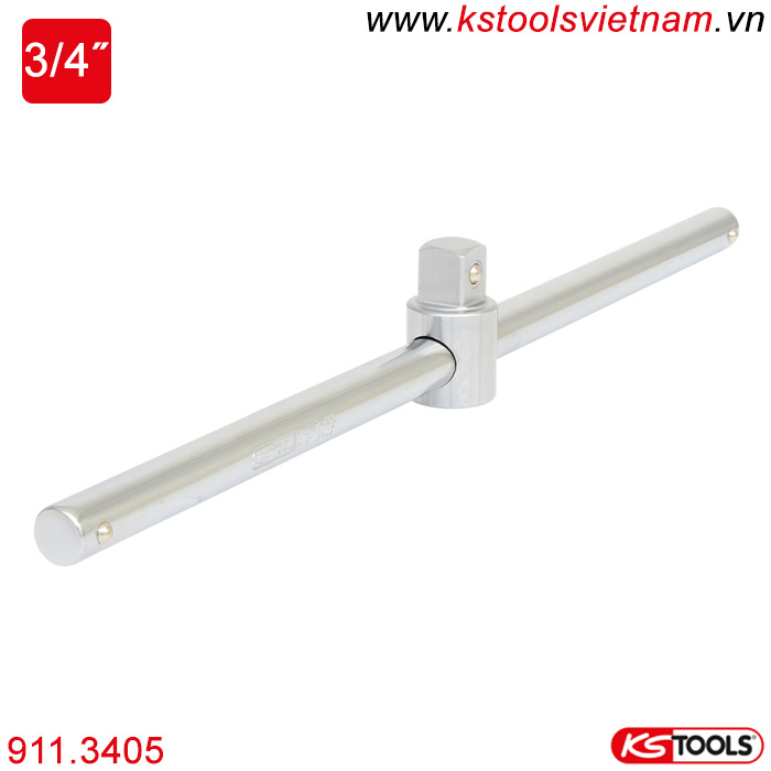 Thanh trượt chữ T 3/4 inch 450mm 911.3405 KS Tools