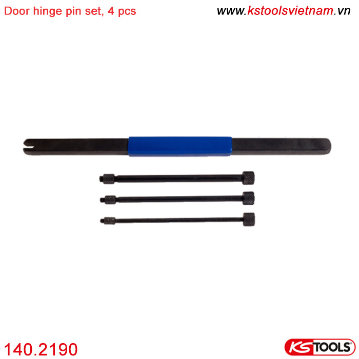 set dụng cụ hỗ trợ tháo lắp chốt bản lề cửa xe ô tô 140.2190 ks tools