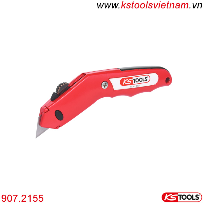 Dao rọc cáp đa năng 2 trong 1 KS Tools 907.2155 dài 165 mm