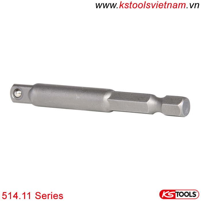 Đầu vuông chuyển đổi 1/4 inch 514.11 Series KS Tools Germany