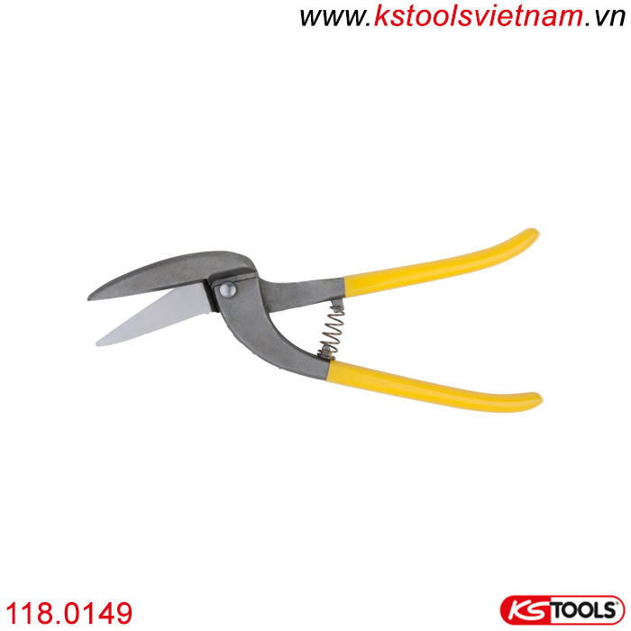 Kéo cắt thép tấm mỏ bồ nông KS Tools 118.0149 cắt tay phải