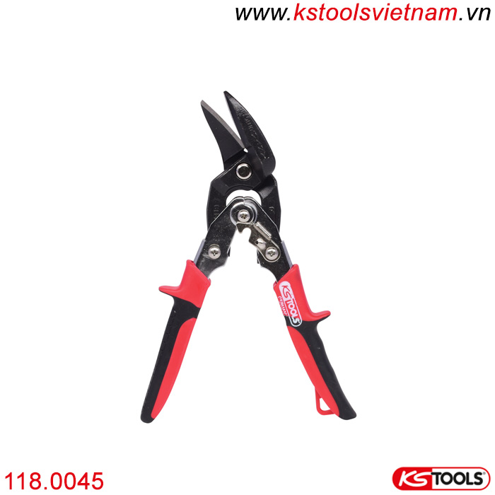 Kéo cắt kim loại 260 mm KS Tools 118.0045 cắt tay phải