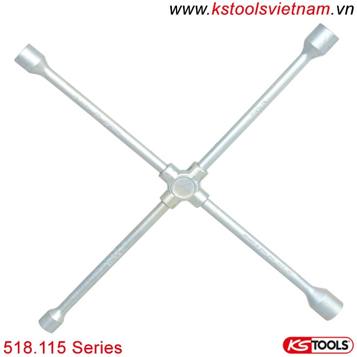 cờ lê chữ thập vặn bulong bánh xe ô tô 518.115 Series KS Tools