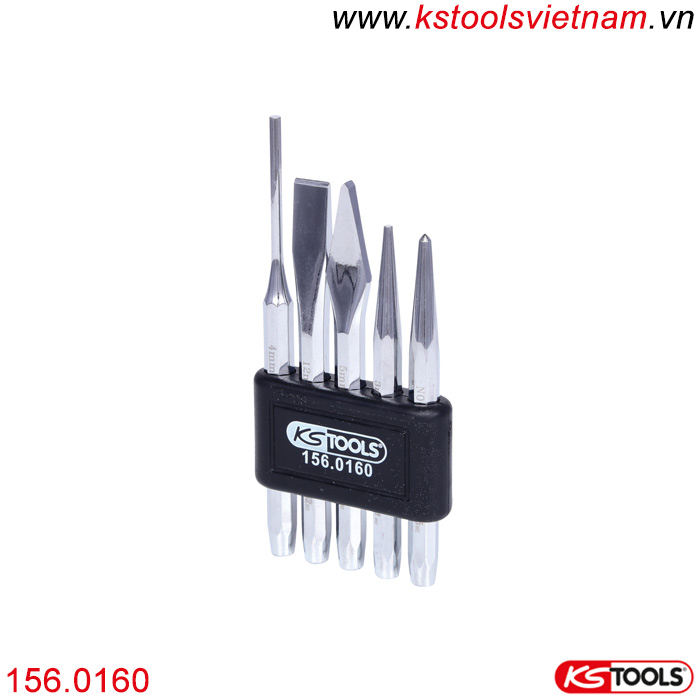 Bộ đột hỗn hợp 5 chiếc KS Tools 156.0160