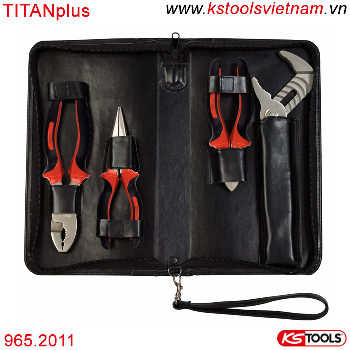 TITANplus Bộ kìm 4 cây 965.2011 KS Tools