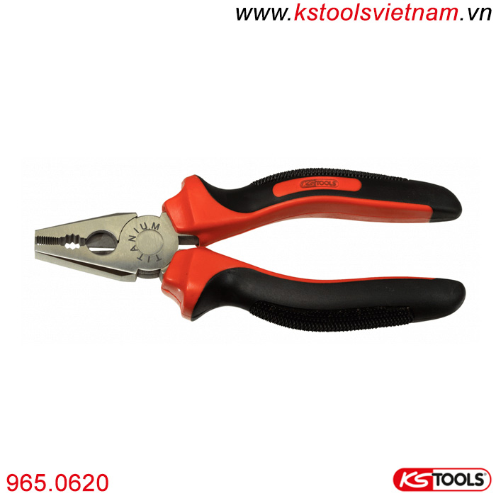 TITANplus kìm điện đầu bằng 160mm 965.0620 KS Tools