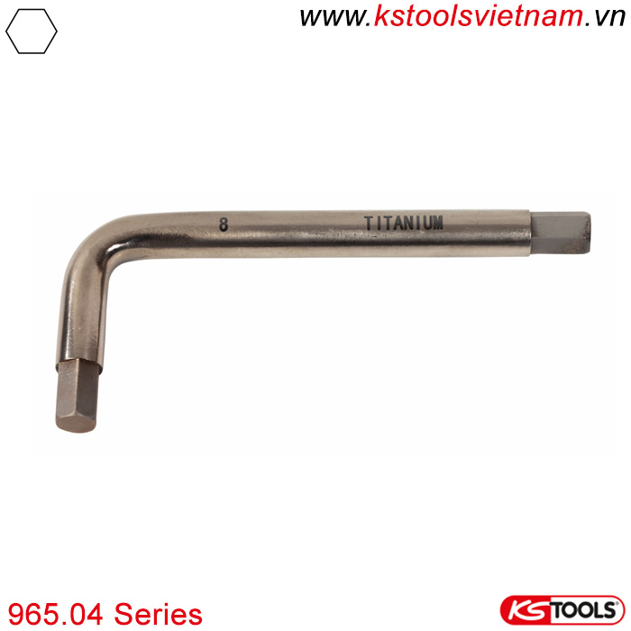 TITANplus lục giác đầu bằng 965.04 series KS Tools