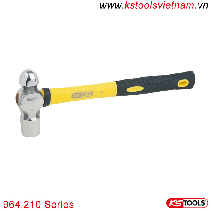 Búa đầu tròn thép không gỉ 964.210 series KS Tools