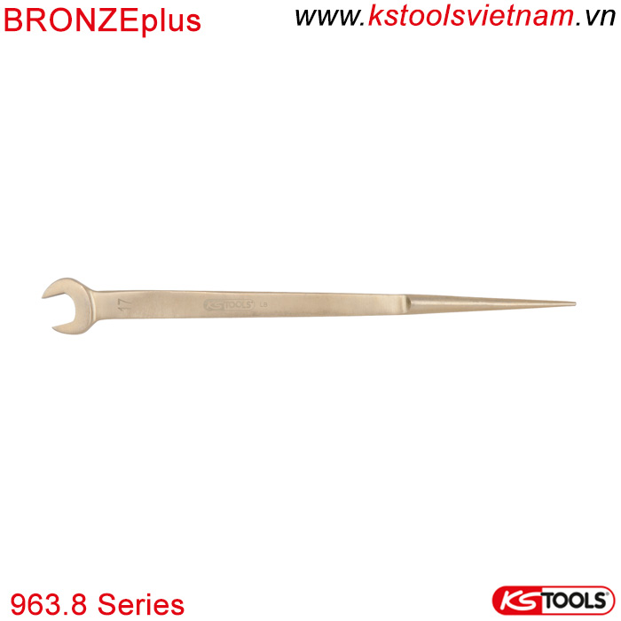 BRONZEplus Cờ lê 1 đầu miệng đuôi chuột bằng đồng 963.8 series KS Tools