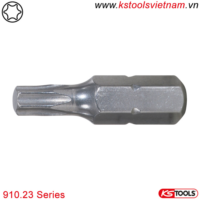 Đầu bít hoa thị TORX 1/4 inch 25mm 910.23 series KS Tools