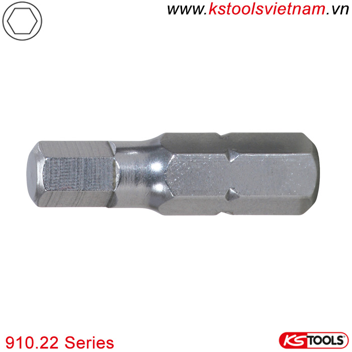 Đầu bít lục giác INOX 1/4 inch 25mm 910.22 series KS Tools