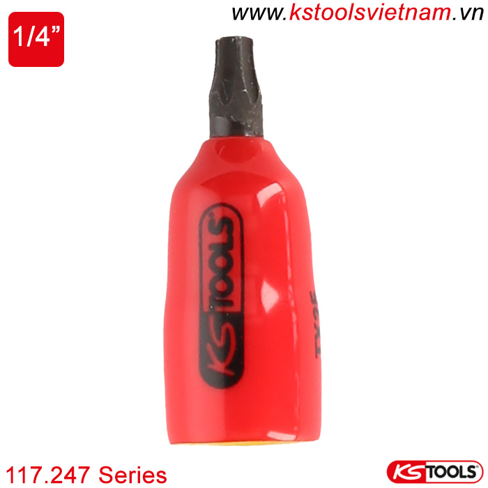 Thanh nối dài cách điện 1000V VDE 1/4inch 117.14 series KS Tools