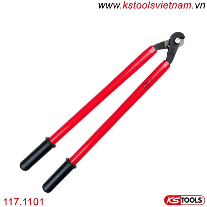 Kìm cắt cáp cách điện 1000V 700mm 117.1101 KS Tools