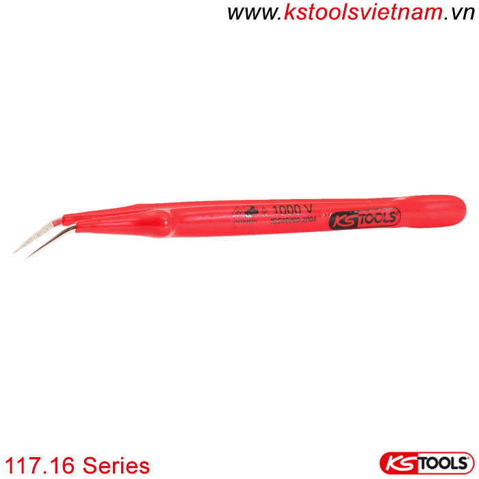 Nhíp cong cách điện 1000V 11,5mm 117.16 series KS Tools