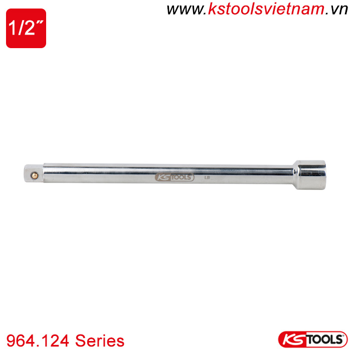 Thanh nối dài 1/2 inch thép không gỉ 964.124 series KS Tools