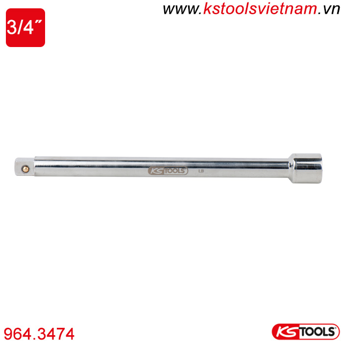 Thanh nối dài 3/4 inch thép không gỉ 964.3474 KS Tools