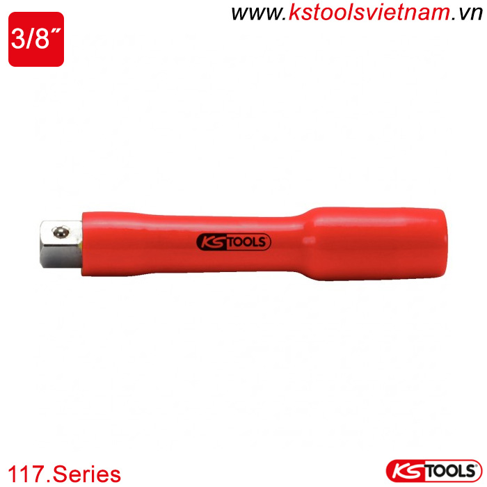 Thanh nối dài cách điện 3/8 inch VDE 1000V 117.38 series KS Tools