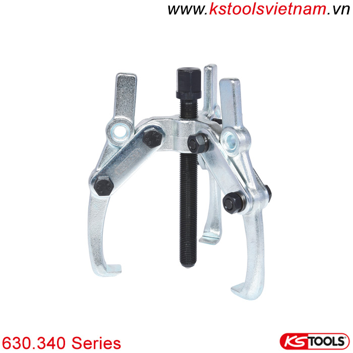 Cảo 3 chấu KS Tools 630.340 Series thay đổi kích thước tay cảo.