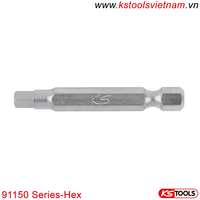 Mũi vít lục giác 1/4 inch 50mm 91150 Series-Hex KS Tools