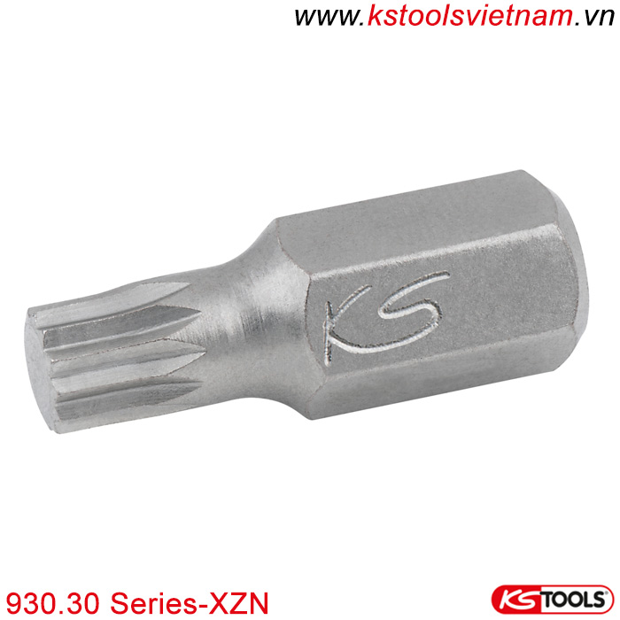 Mũi vít răng cưa spline đặc biệt 10mm 930.30 Series-XZN KS Tools