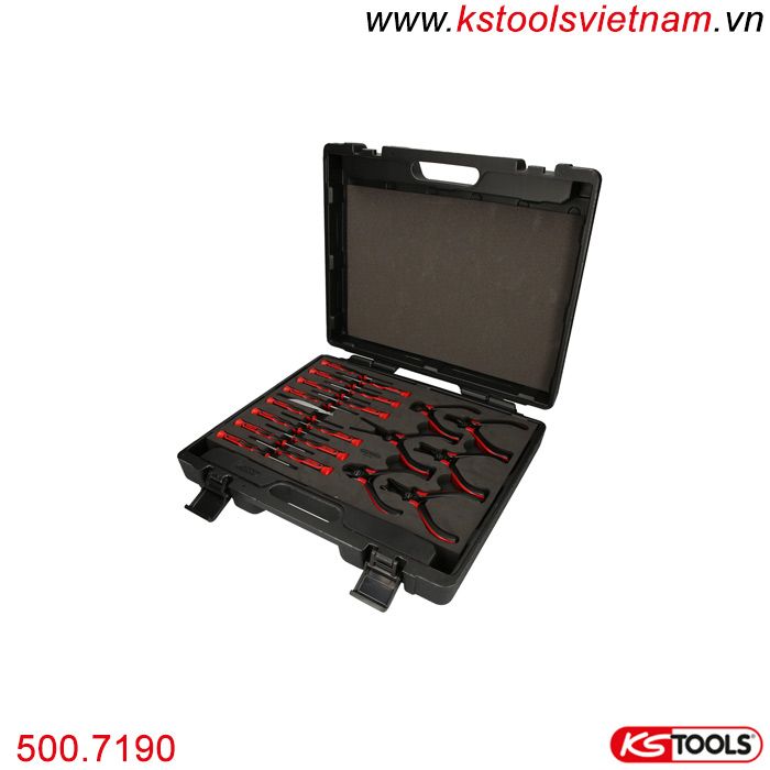 Bộ tô vít chính xác 21 chi tiết KS Tools 500.7190