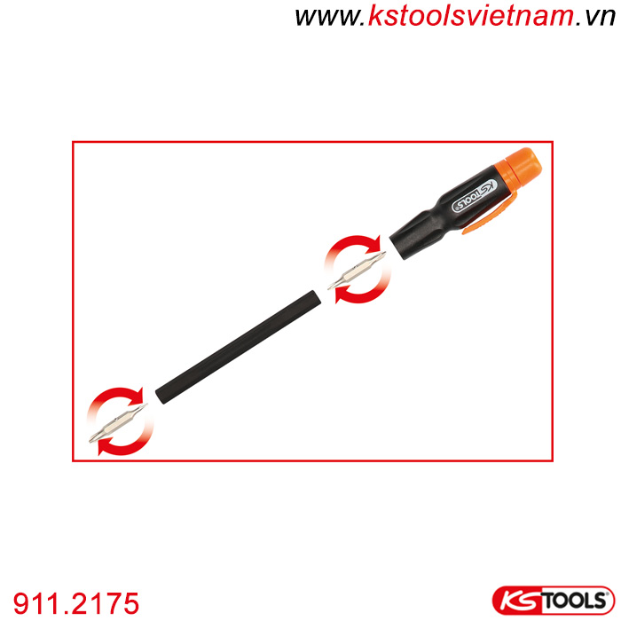 Bộ tuốc nơ vít chính xác 4 chiếc KS Tools 911.2175 