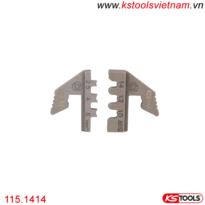 Ngàm bấm đầu cos 2,5 /4,0 /6,0 mm² KS Tools 115.1414