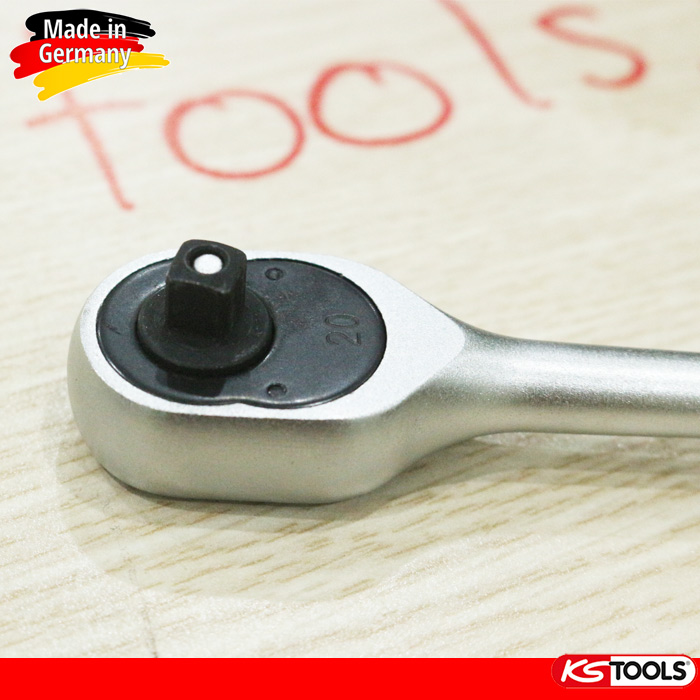 Tay vặn nhanh đảo chiều 1/4 inch 72 răng KS Tools 914.1490-1