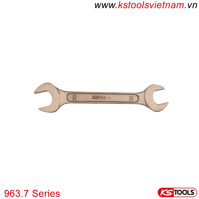  Cờ lê 2 đầu miệng bằng đồng KS Tools 963.7 Series hệ inch