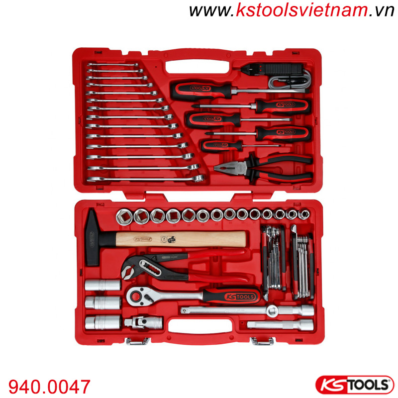 bộ tuýp khẩu 47 chi tiết KS Tools 