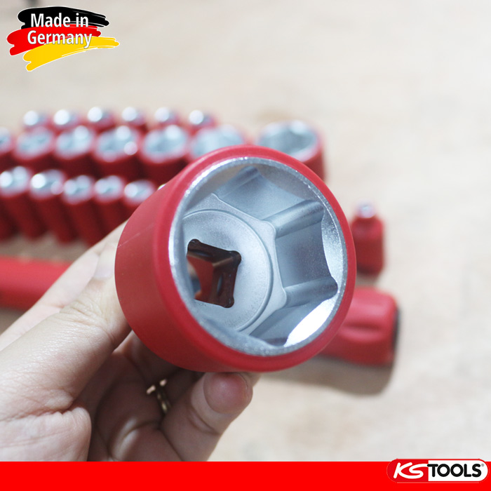 Khẩu lục giác 1/2 inch cách điện 1000V KS Tools 118.12 Series-3