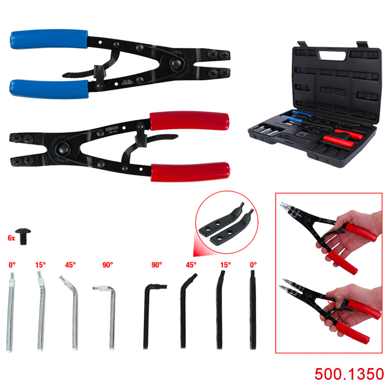 bộ kìm mở phe 500.1350 ks tools mở trong ngoài