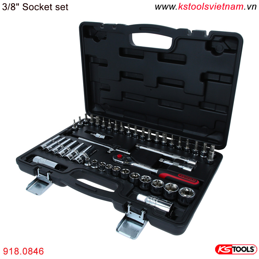 Tính năng kỹ thuật bộ khẩu hệ inch 46 món KS Tools 918.0846