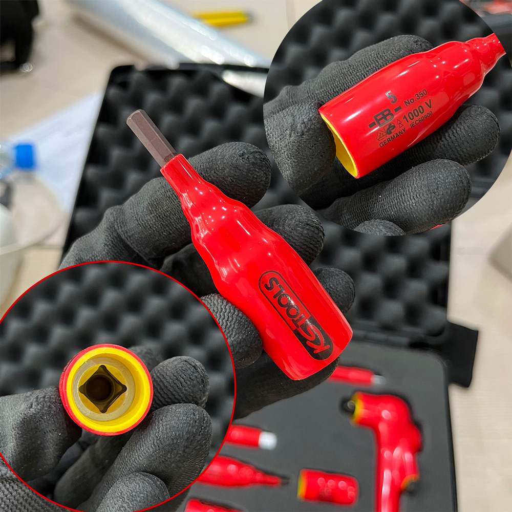 Thông số kỹ thuật đầu bít lục giác cách điện KS Tools