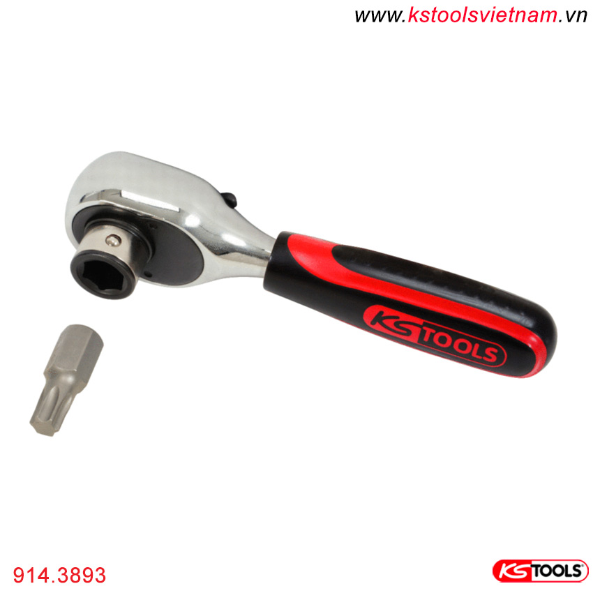 Tay vặn nhanh cho đầu bít lục giác 10 mm KS Tools 914.3893