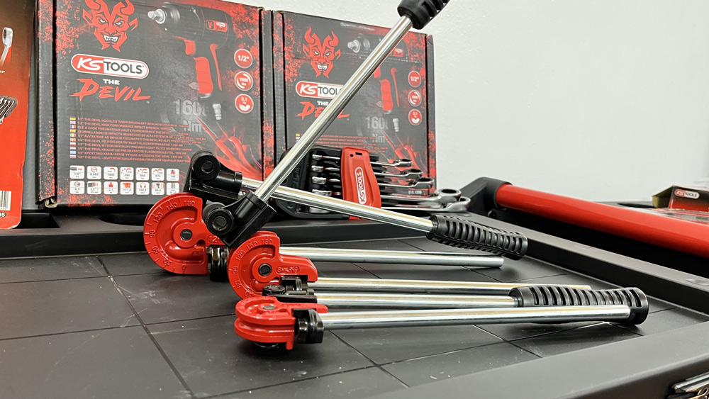 Dụng cụ uốn ống thép, đồng 6 - 16 mm KS Tools 122.10 series