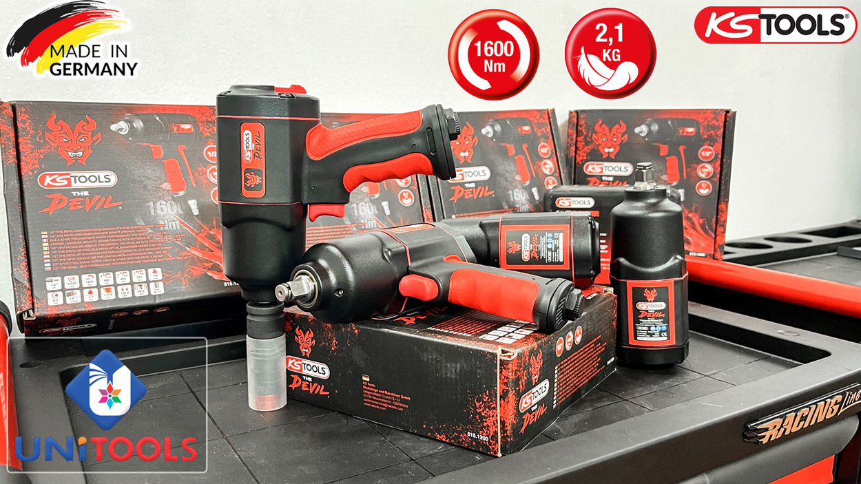 súng vặn bu lông khí nén 1/2 inch 1600 Nm KS Tools 515.1200