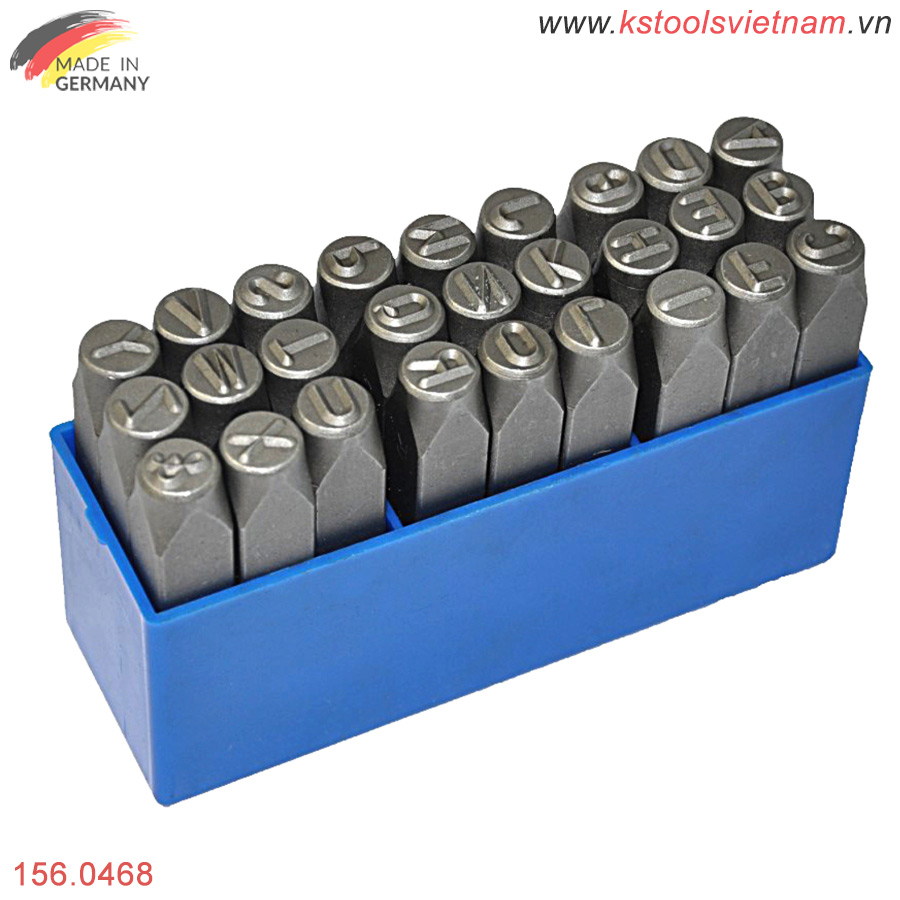 Bộ đột chữ từ A - Z trên kim loại 27 pcs KS Tools 156.0468