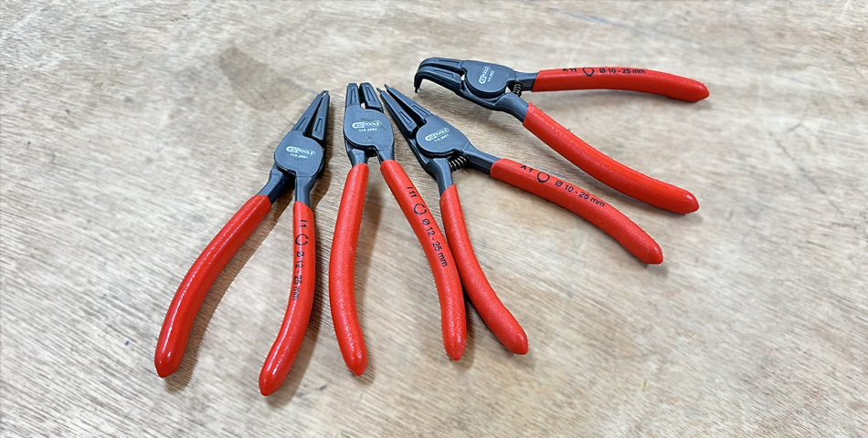 Bộ kìm mở phe 10 - 25 mm 4 chiếc 119.2050 KS Tools