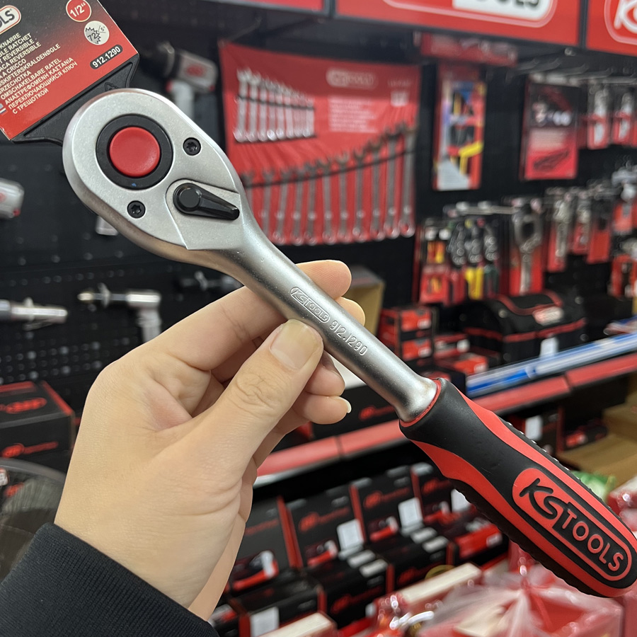 Cần siết tự động đảo chiều 1/2 inch, 72 răng KS Tools 912.1290