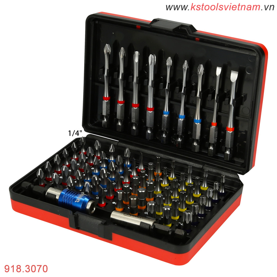 chi tiết bộ mũi vít 1/4 inch 918.3070